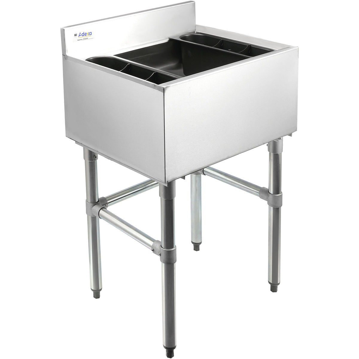 Commercial Ice bin Underbar Splashback Stainless steel - IB181808