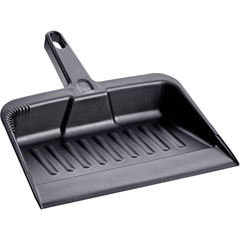 Adexa Commercial Polypropylene Dustpan 300x280mm | Heavy Duty Black | UK