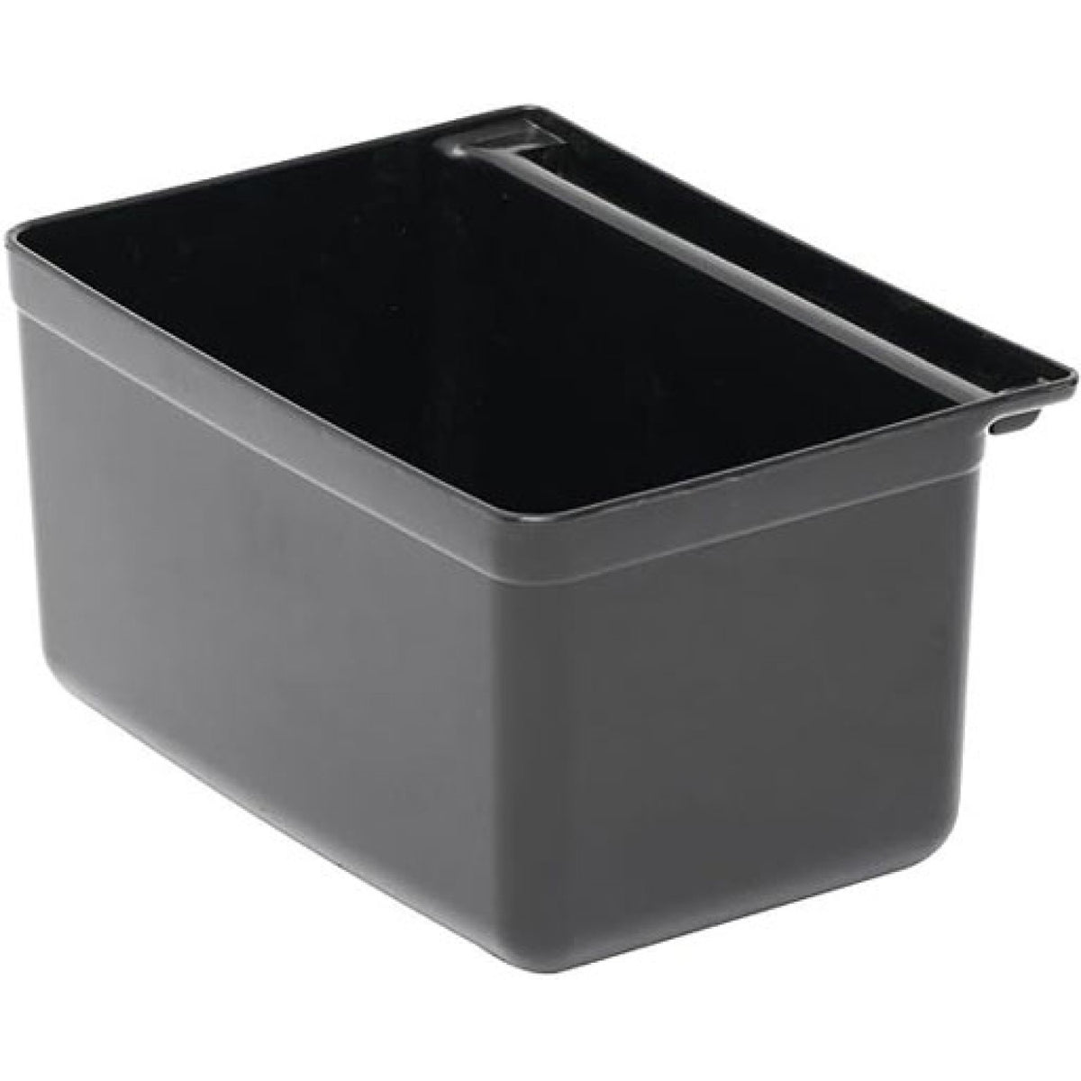 Polypropylene Rectangular Refuse Bin 332×233×180mm Black - JGM602