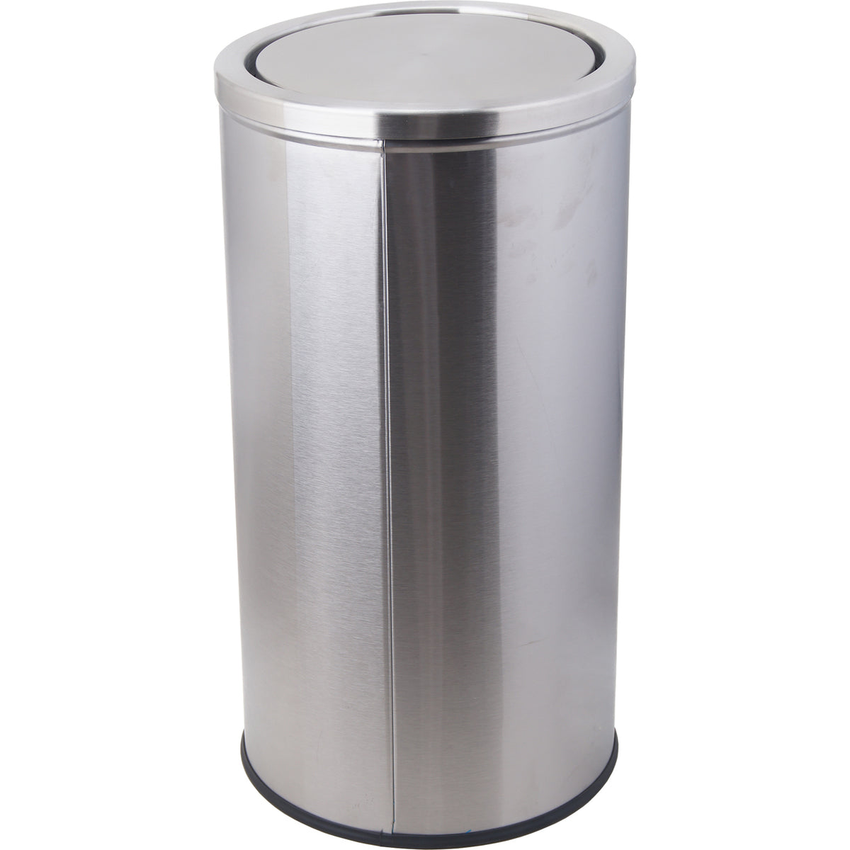 Commercial Swing Lid Waste Bin 38 Litres Satin - JY9400