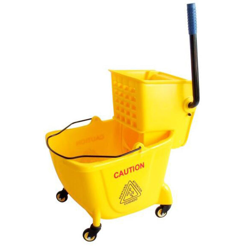 Professional Mop Bucket with Side Press Wringer 24 Litres - JYMWF2403