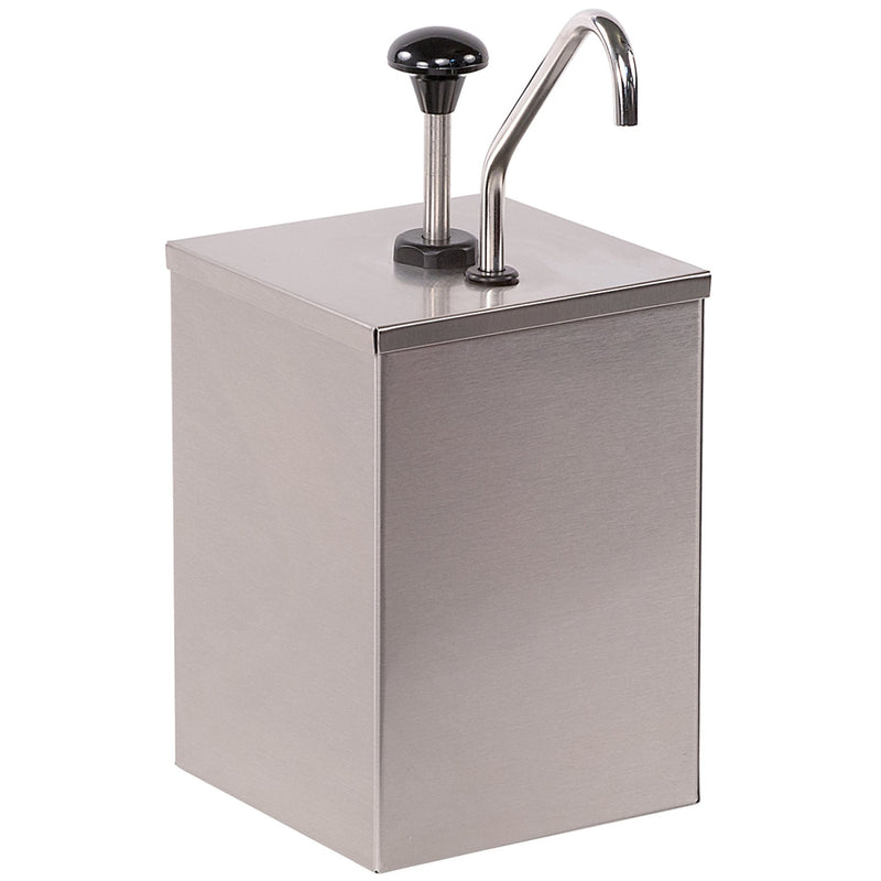 Commercial Condiment/Sauce Dispenser 1 pump Stainless steel - JZS001
