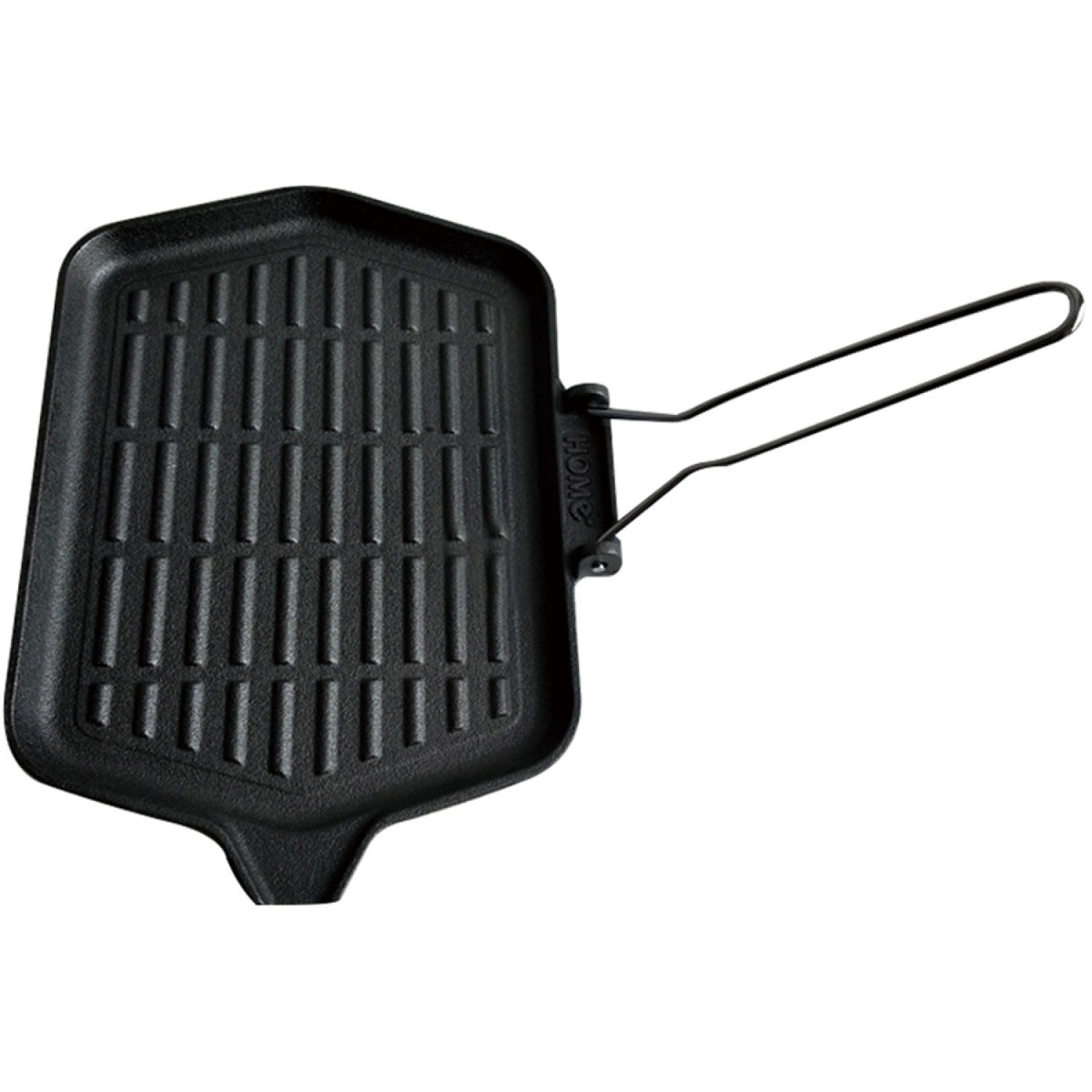 Cast Iron Griddle Pan Pre-seasoned with Removable handle 370x225mm - KB3723