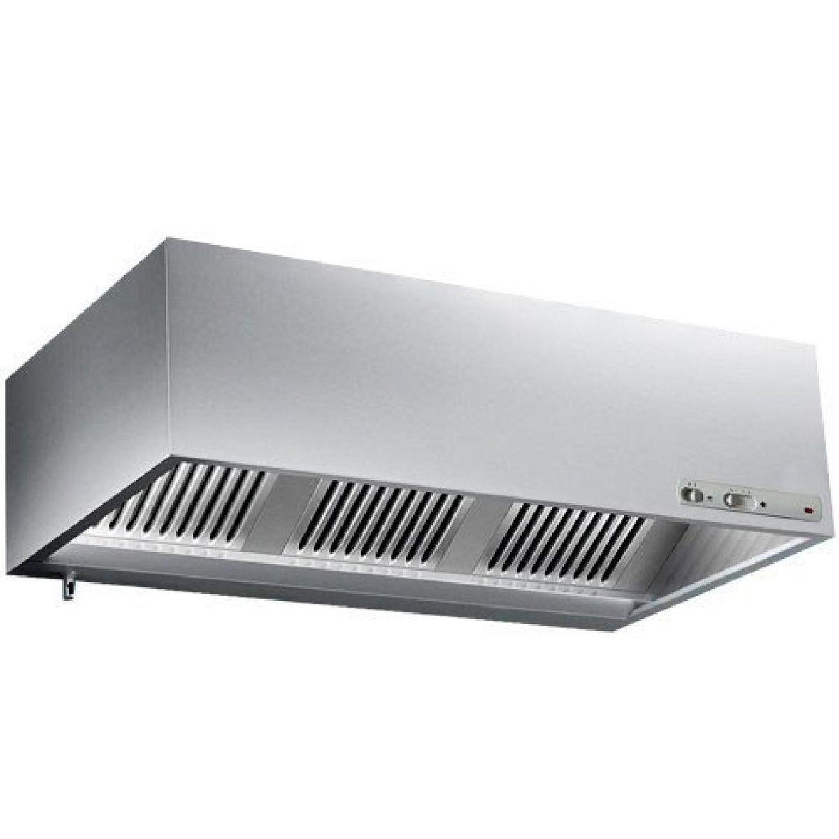 Box Wall type Extraction canopy with Filter & Fan & Lights & Speed control 1600x900x450mm - VHS169F