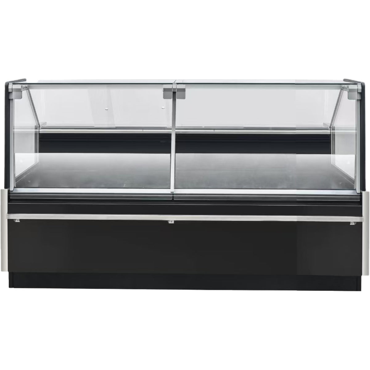 Commercial Open Deli Serve Over Counter Straight Glass Front Height Adjustable Feet 1875x960x1190mm - BLUEL226