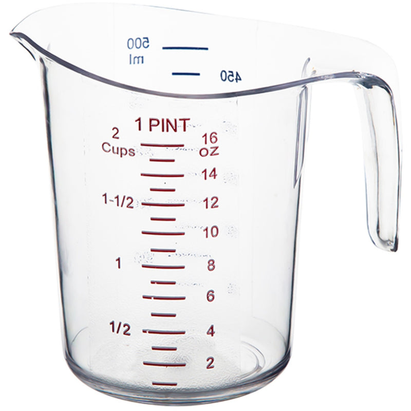 Polycarbonate Measuring Jug 0.5 litre Heavy duty - MC1