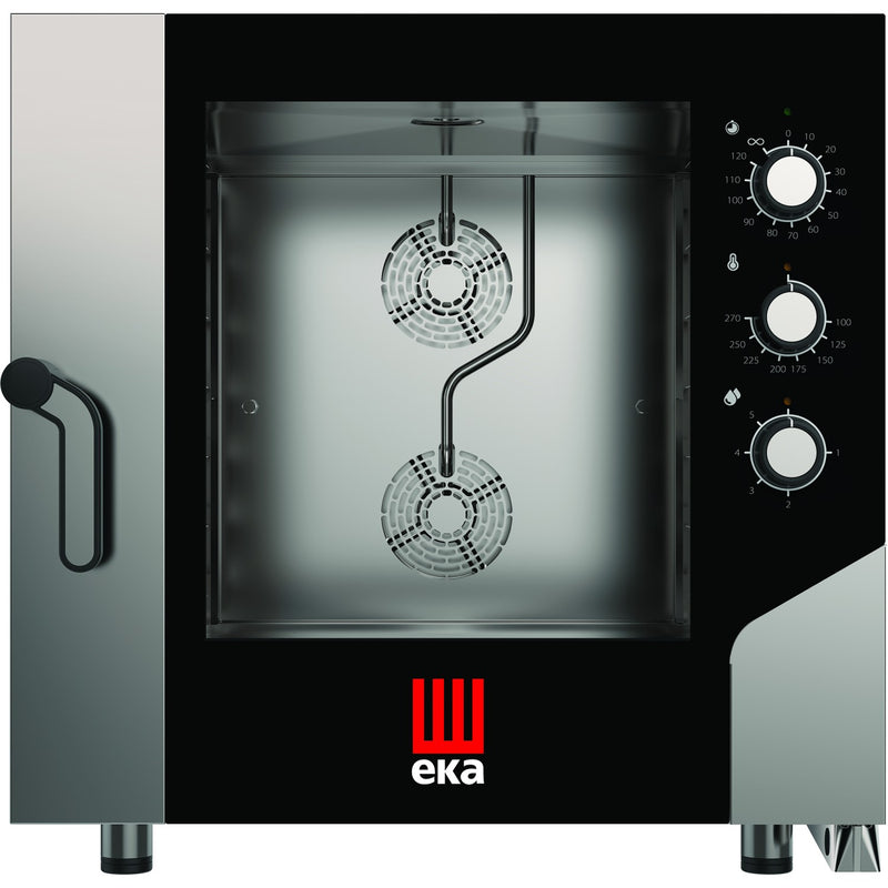 Professional Combi Steamer Electric 5 trays GN1/1 Electromechanic Controls Direct steam | Tecnoeka MKF511S - MKF511S