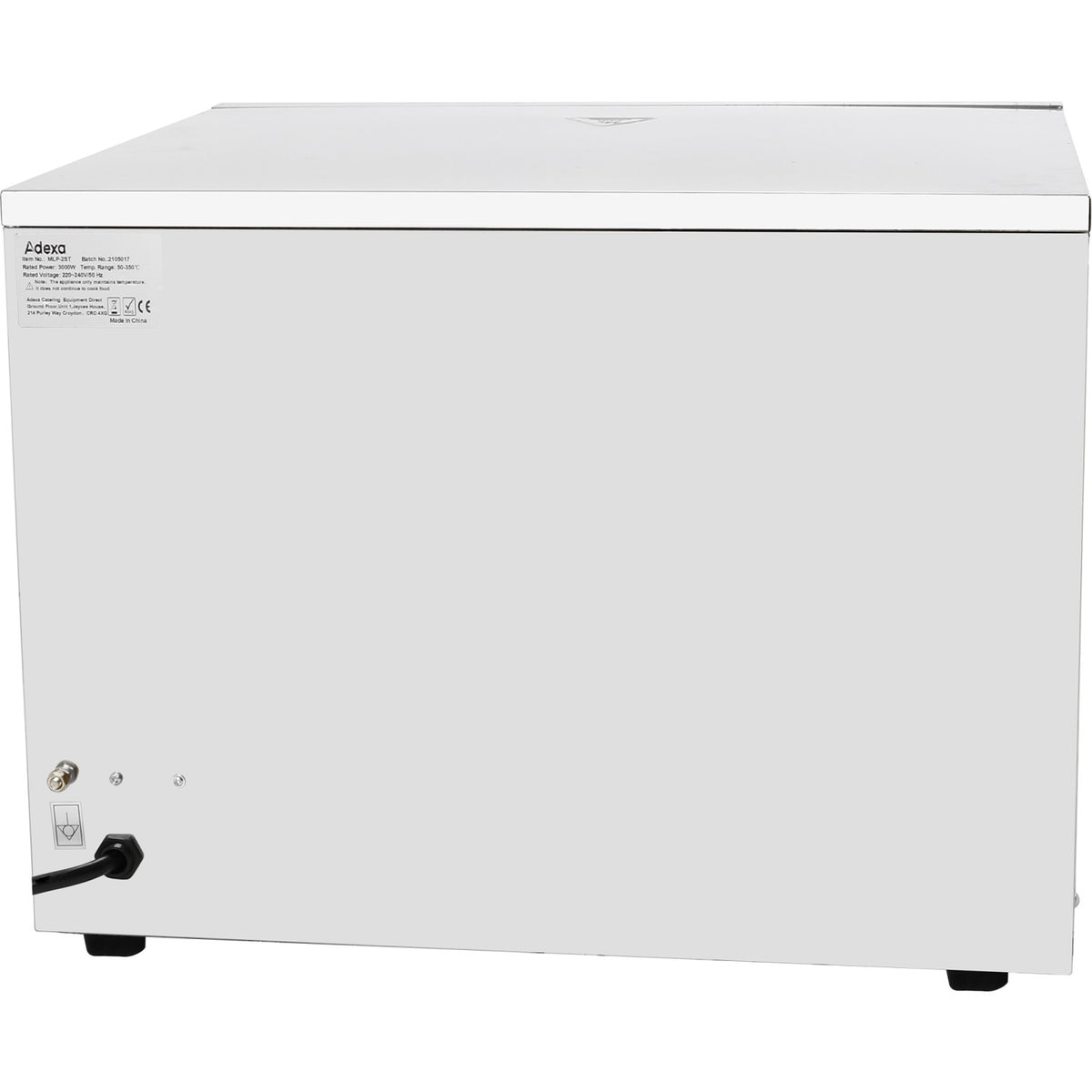 Electric Pizza oven 2 Chambers 410x420mm - MLP2ST