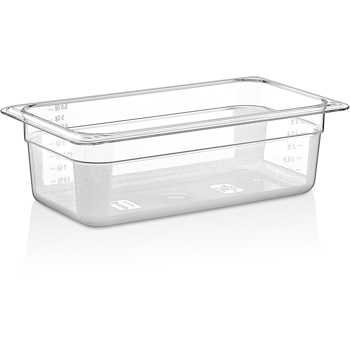 Polycarbonate Gastronorm Pan GN1/3 Depth 100mm Clear - P8134