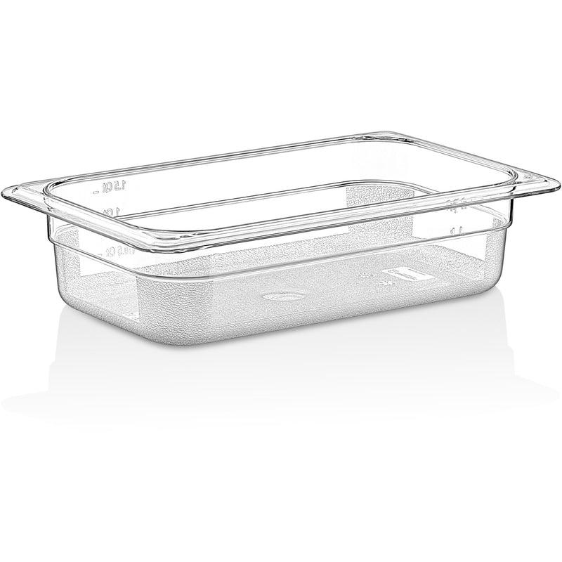 Polycarbonate Gastronorm Pan GN1/4 Depth 65mm Clear - P8142