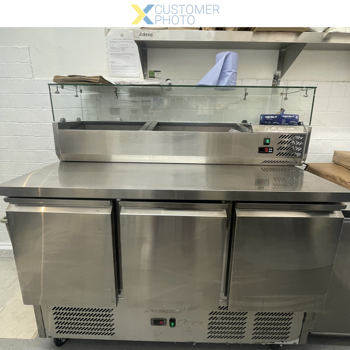 Refrigerated Servery Prep Top 1400mm 6xGN1/4 Depth 330mm - PT14