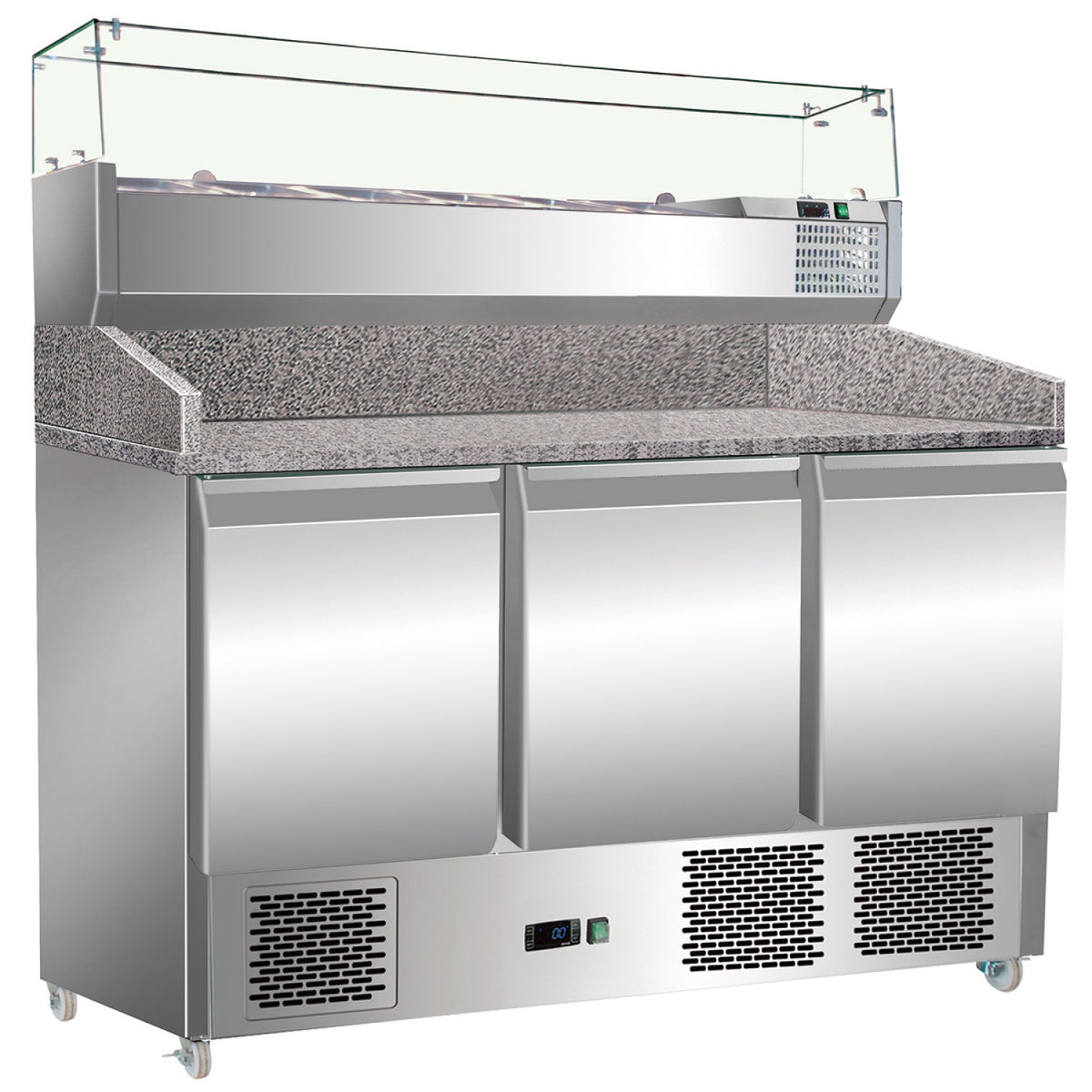 Pizza counter 3 doors Depth 700mm | THS903PZ+THV1400/330 - THS903PZ-THV1400/330
