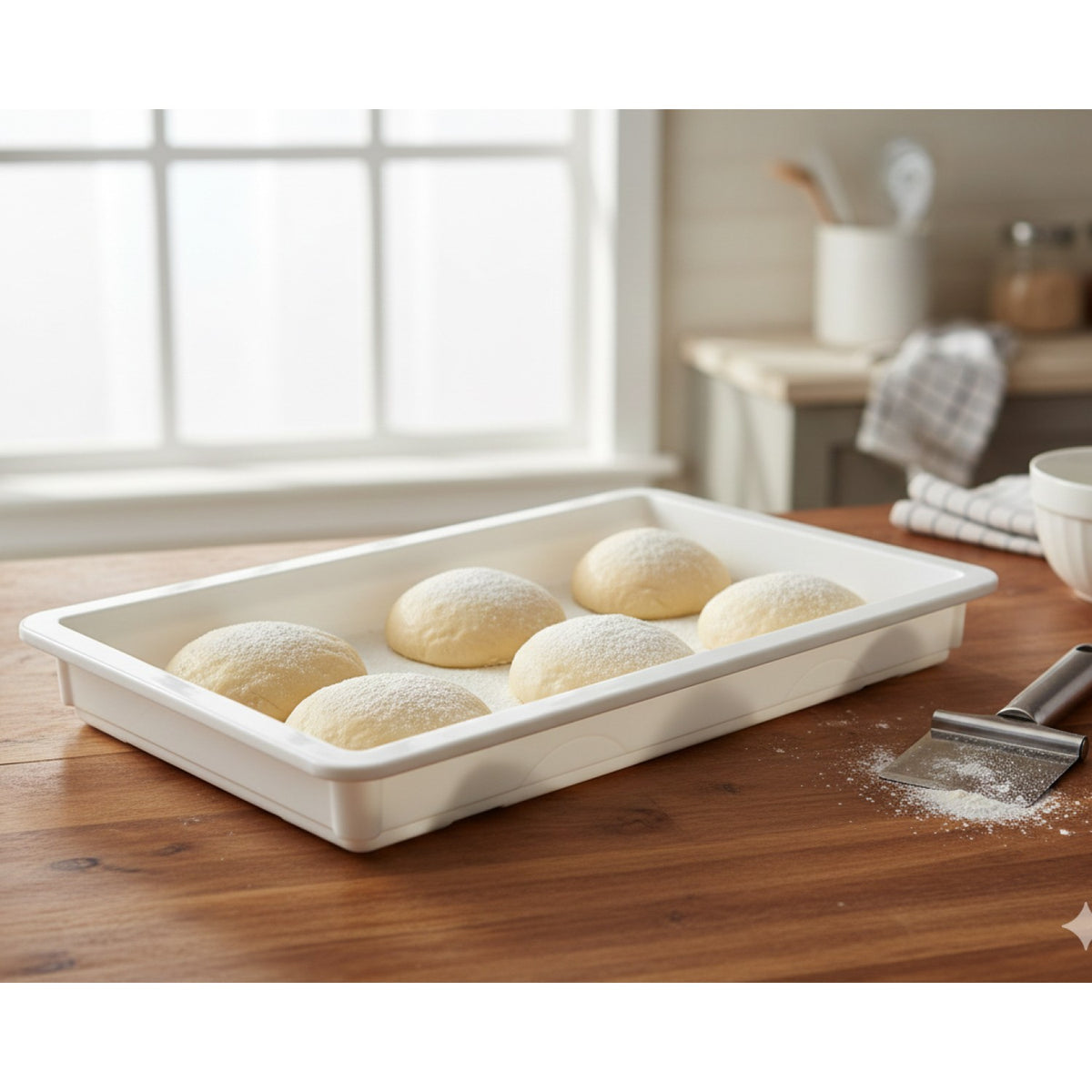Pizza Dough Box 600×400×60mm Food Storage Containers - QHW220