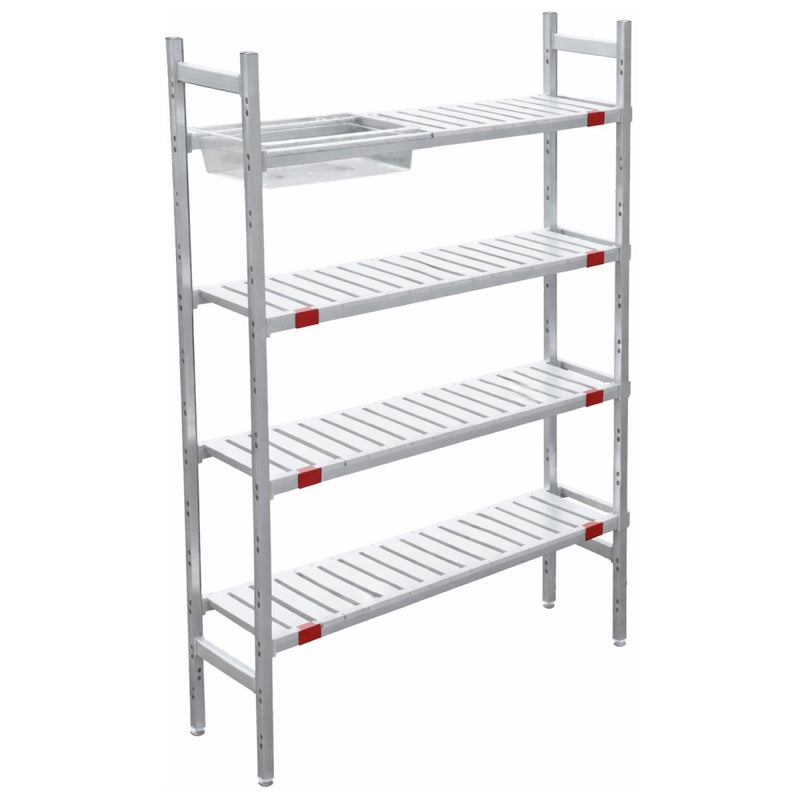 Aluminium Shelving Units for Cold Rooms/Wet Areas 1375×530×1700mm - QHW300