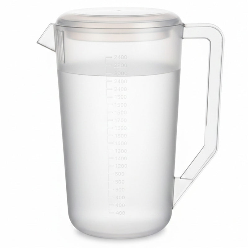 2.4L Polycarbonate Jug with Lid Clear - QHW376