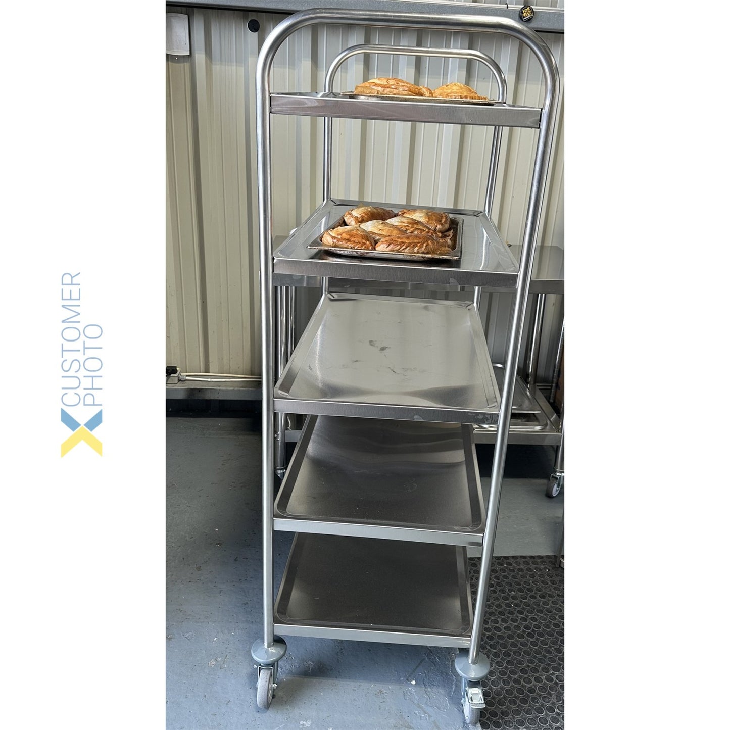 Commercial Serving/Service/Clearing Trolley Stainless steel 5 tier 865x540x1560mm - RST5A