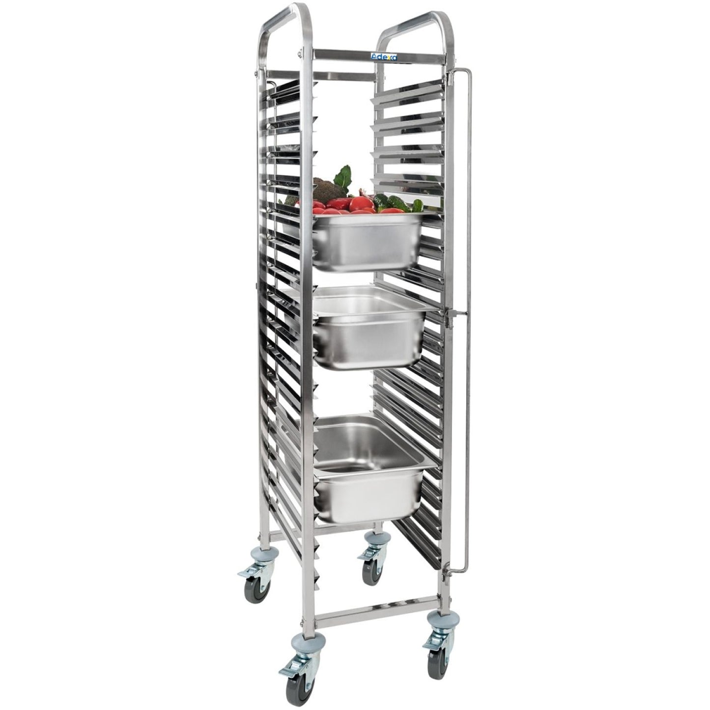 Rack/Tray/Pan Trolley Stainless steel Gastronorm GN1/1 15 tier - RT1115