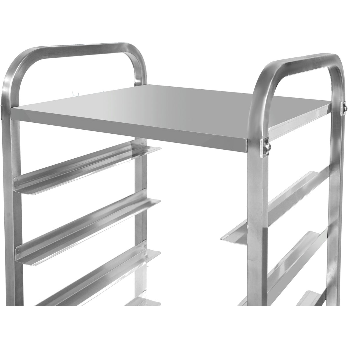 Commercial Dishwasher Basket Trolley with Top shelf Stainless steel 9 levels 550x510x1700mm - RT5509T