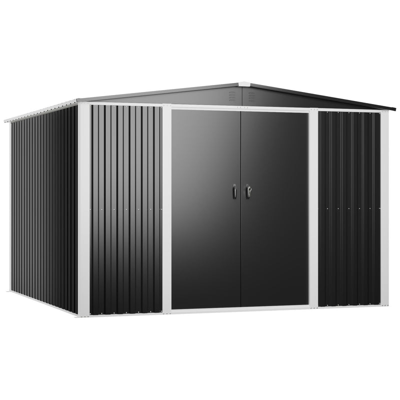 Outdoor Steel Storage Shed 10 x 10ft 3000 x 3000 x 2050mm - SART114