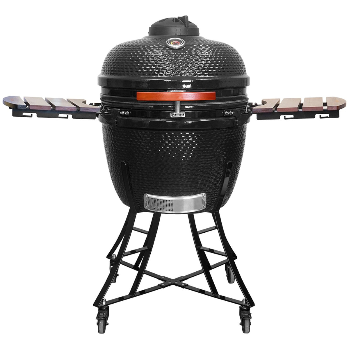 24" Ceramic Kamado BBQ Grill Egg XL Black - SE24BLACK