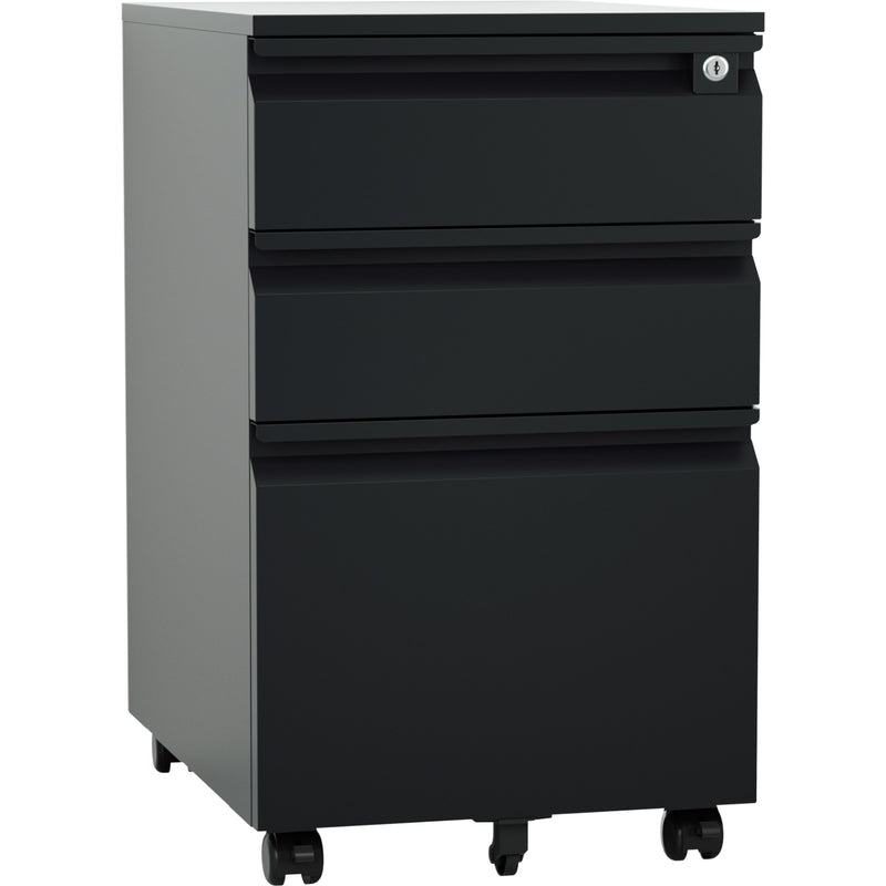 Professional Mobile Filing & Storage Cabinet 3 drawer 390x500x650mm Black - SEMC1BLACK