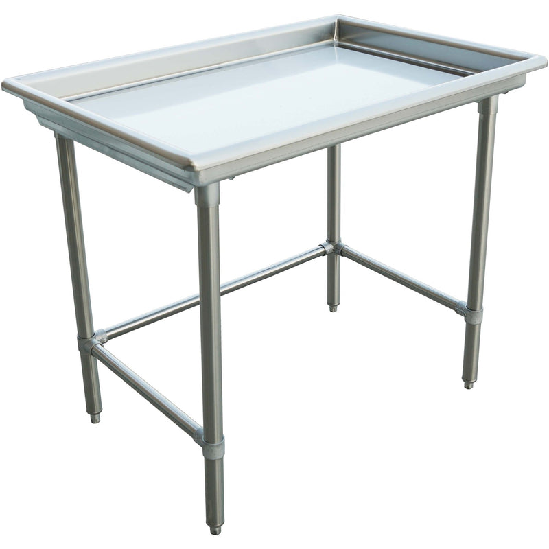 Commercial Stainless Steel Dish Sorting Table 1219mm Width - SRT48