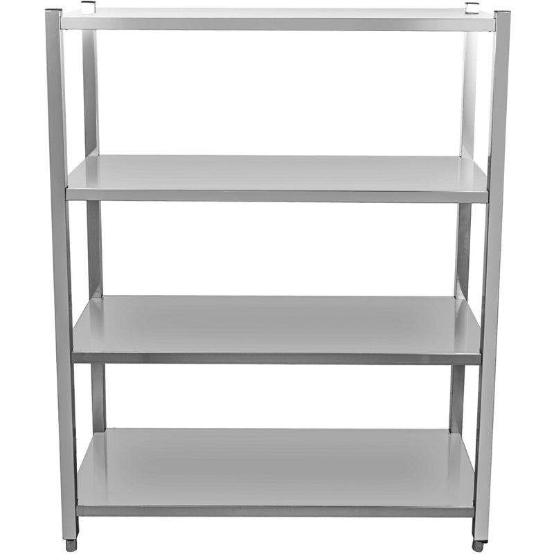 Commercial Shelving Unit 4 Tier Stainless Steel 1000x400x1500mm - SSB10040