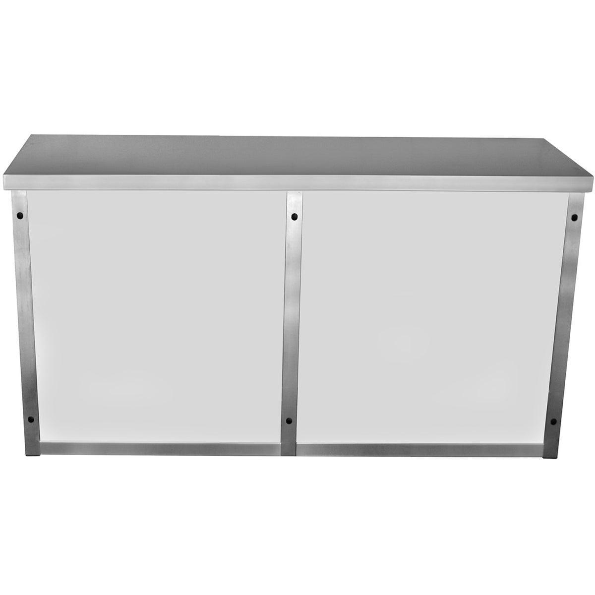 Commercial Wall Cabinet Cupboard Glass Doors Stainless Steel 1800x400x650mm - SWCGD180402