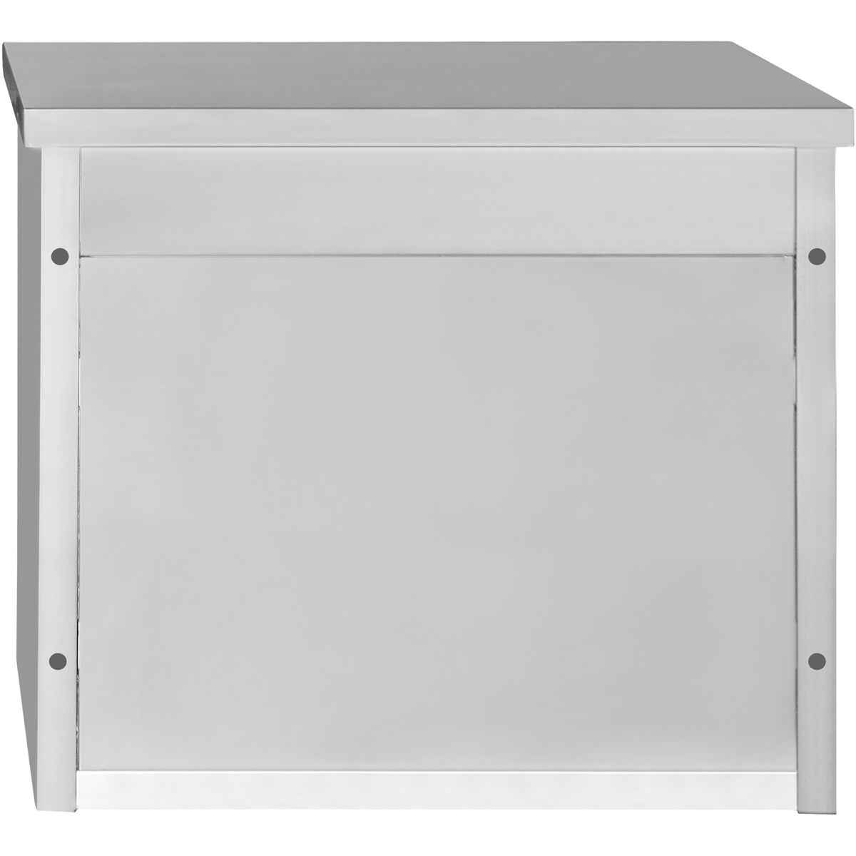 Commercial Wall Cabinet Cupboard Glass Doors Stainless Steel 800x400x650mm - SWCGD80402