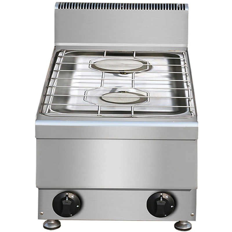 Commercial Countertop Gas Stove 2 burners 8kW - THTR2