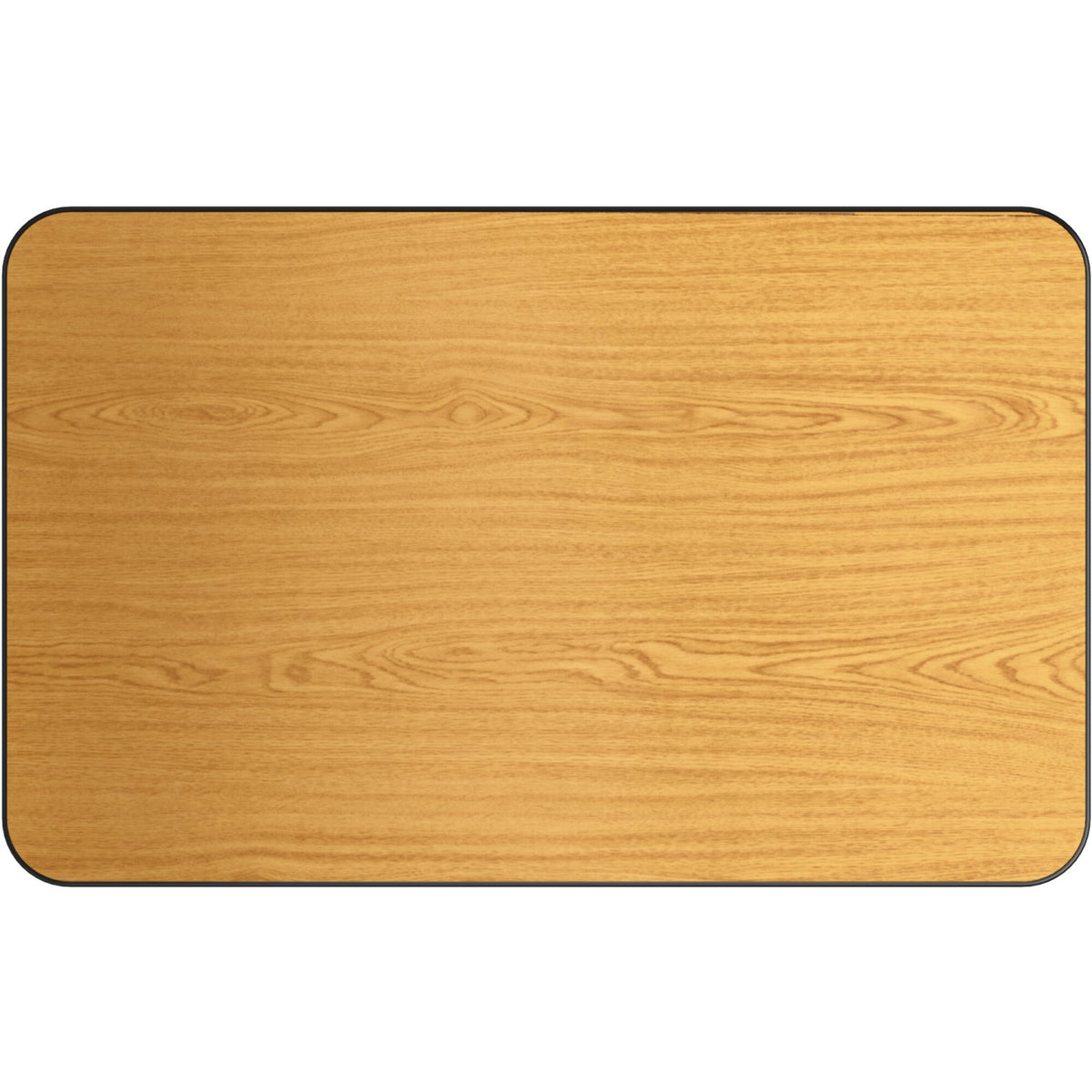 Laminated Rectangular Table top Reversible Walnut & Natural 48x30'' - TT3048WN