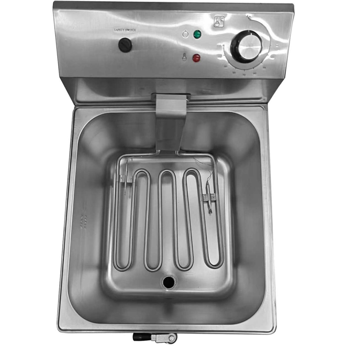 Commercial Pasta boiler Electric 4 baskets 12 litres 3kW Drain tap - VAPC4