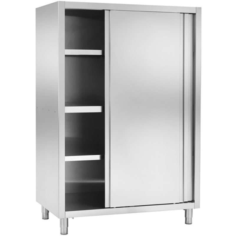 Commercial Cabinet Sliding Doors Stainless Steel 800x600x2000mm - VC86SND
