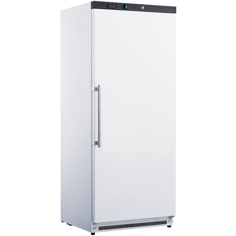 600lt Commercial Refrigerator Upright cabinet White Single door Ventilated cooling - WR600