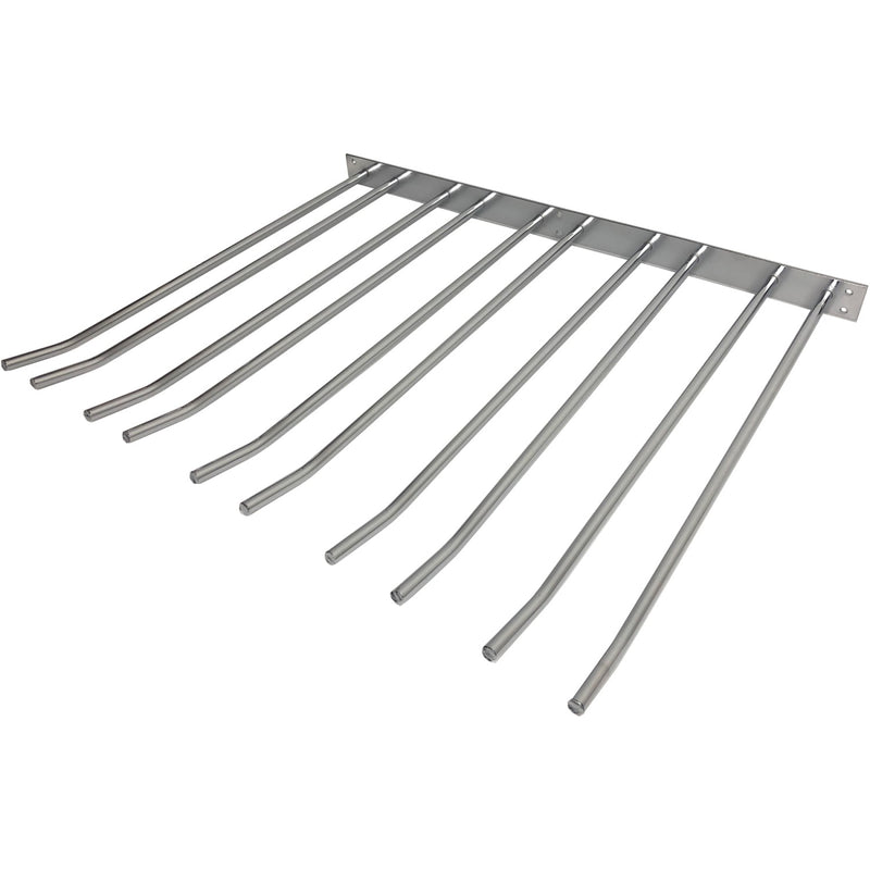 Wine Glass Rack Silver Wall mounted Length 300mm 15 wine glasses - WGA58500300S