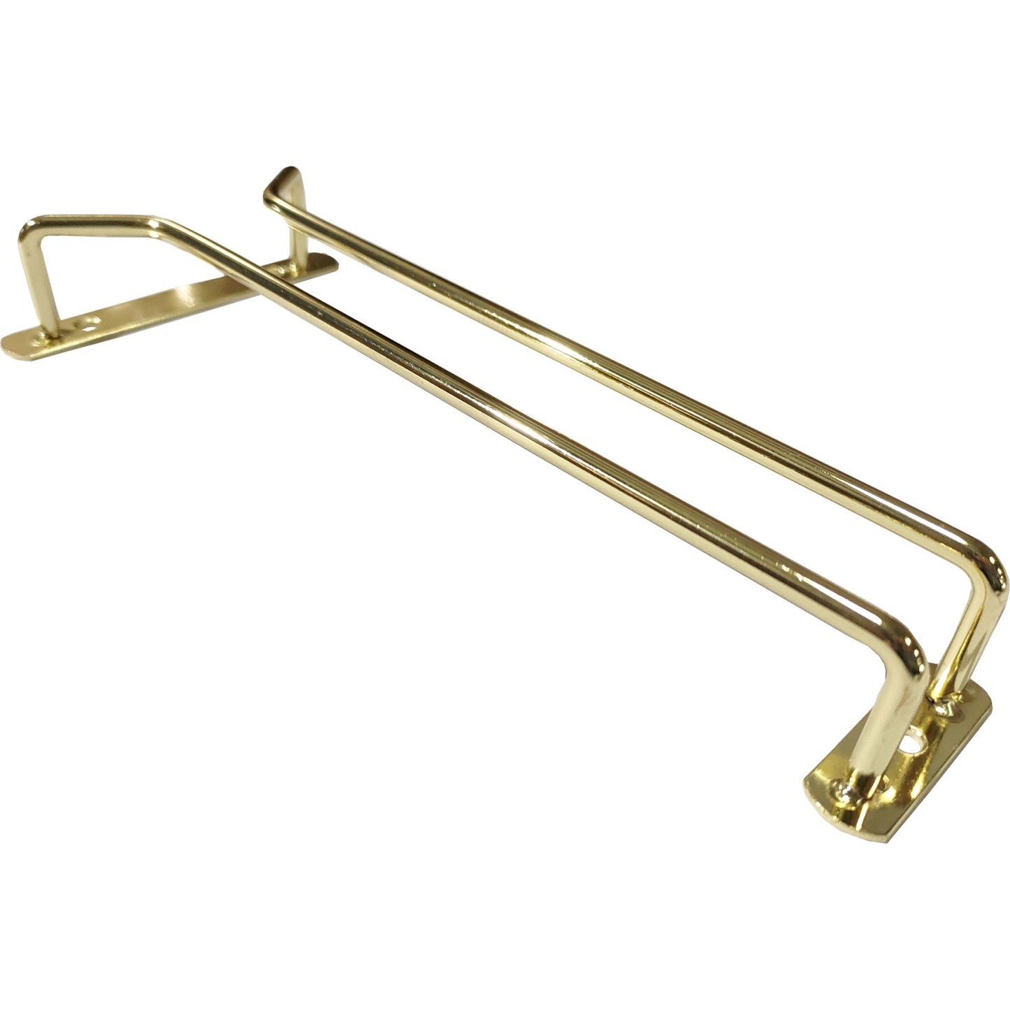 Wine Glass Rack Gold Ceiling mounted Length 250mm 3 wine glasses - WGR110G