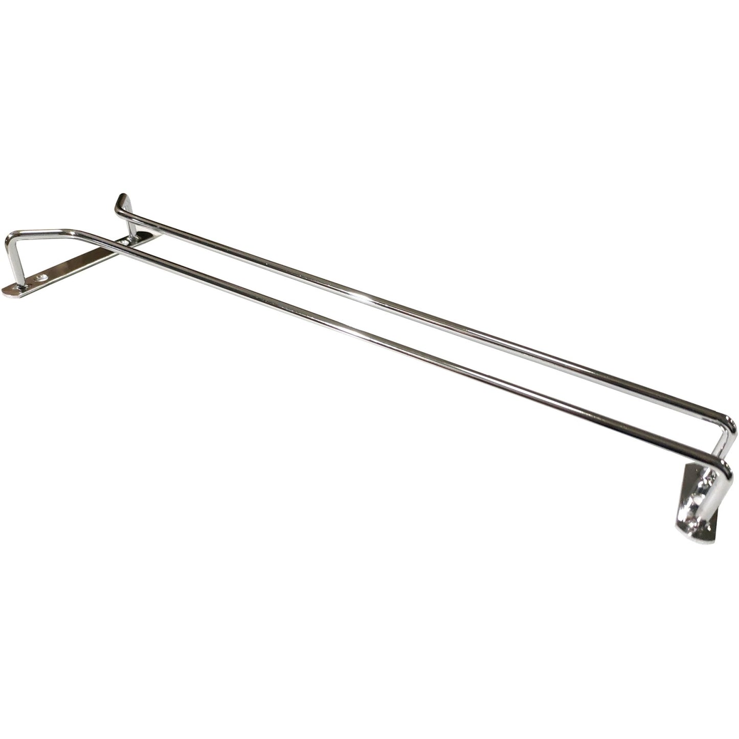 Wine Glass Rack Silver Ceiling mounted Length 400mm 5 wine glasses - WGR116S