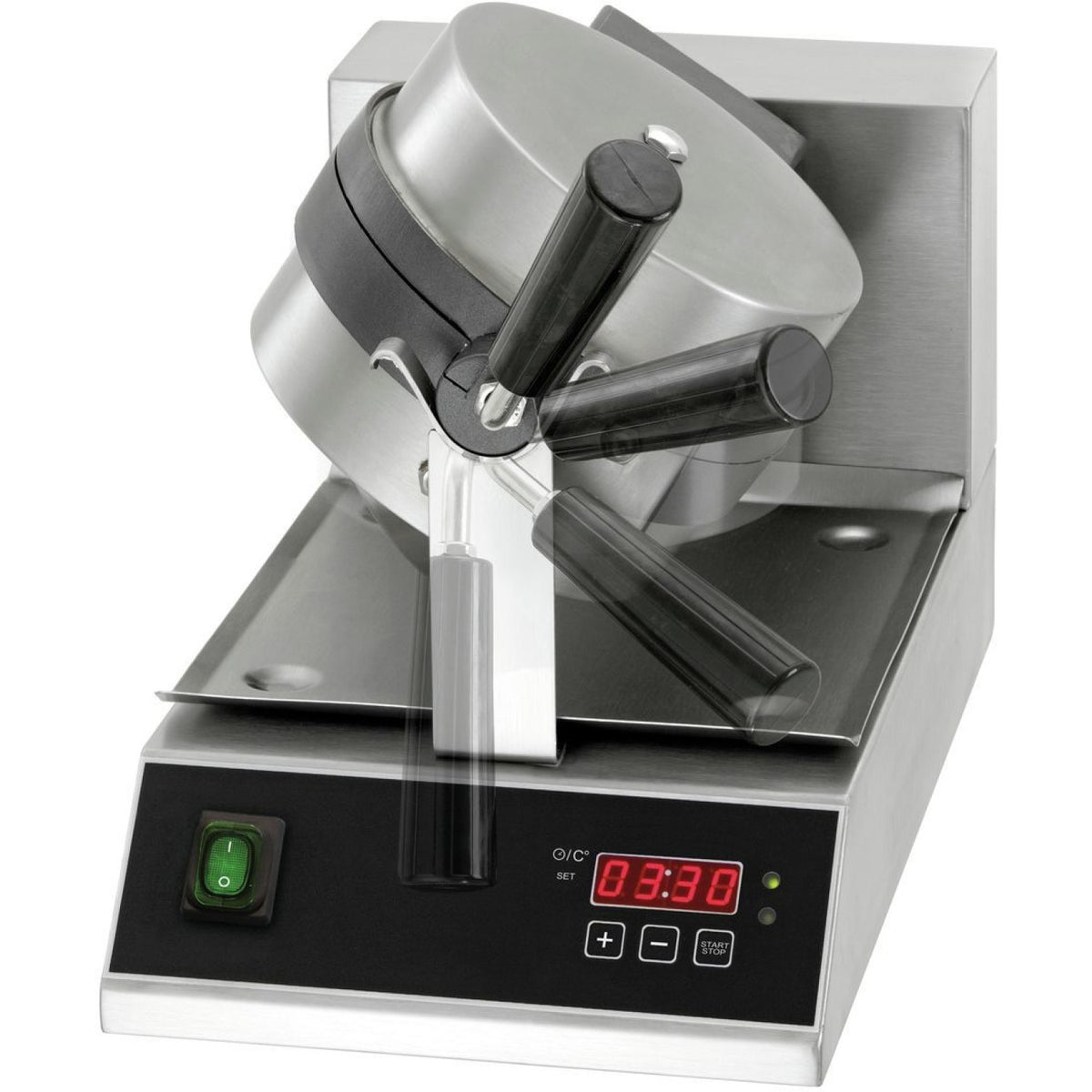 Commercial Premium Waffle maker Round Digital control Single - WB03D