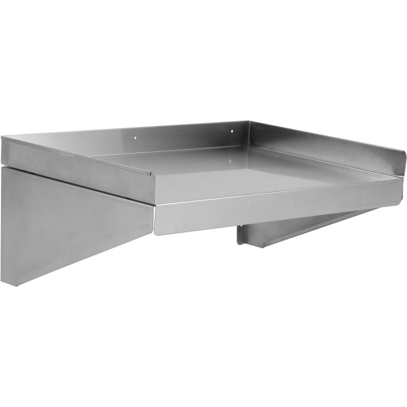 Wall shelf 1 level 3 sides upturn 900x400x254mm Stainless steel - WSW40090B