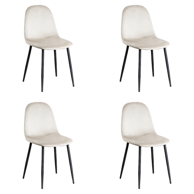Velvet Dining Chair Beige - WW088BEIGE