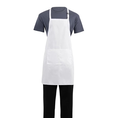 Chef Works Bib Apron White - A923