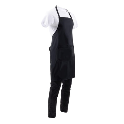 Chef Works Bib Apron Black - A924
