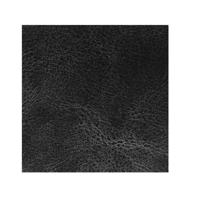 Bolero Black Faux Leather Swatch - AJ816