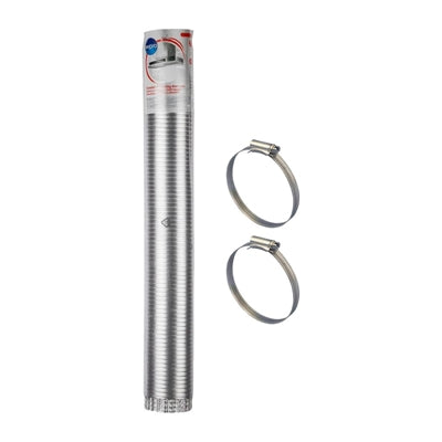 Whirlpool Wpro 110mm Vent Kit with Jubilee Clips WP110VK - AP607