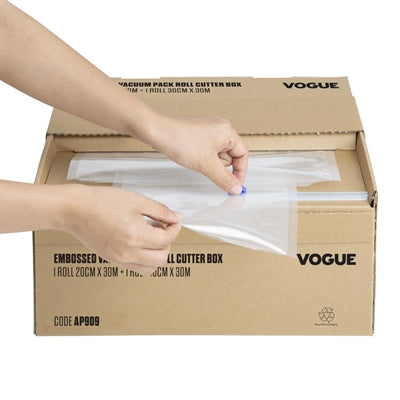 Vogue Embossed Vacuum Twin Pack Rolls 200mm & 300mm x 30m - AP909