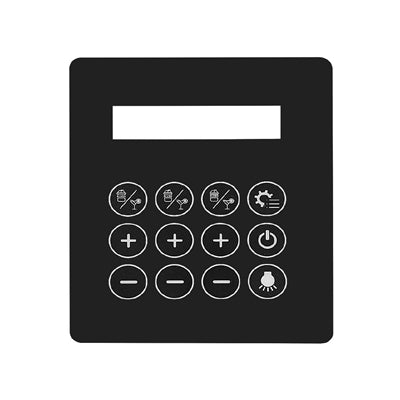Polar U-Series Slush Maker Controller Sticker - AS207