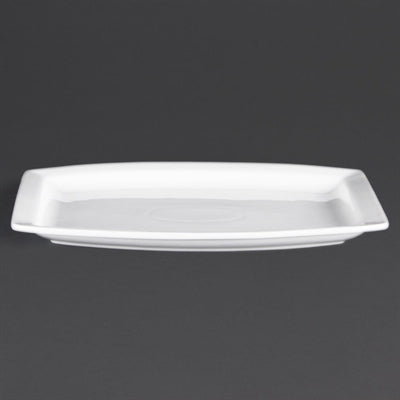 Olympia Whiteware Rectangular Plates 320mm (6 Pack) - C361