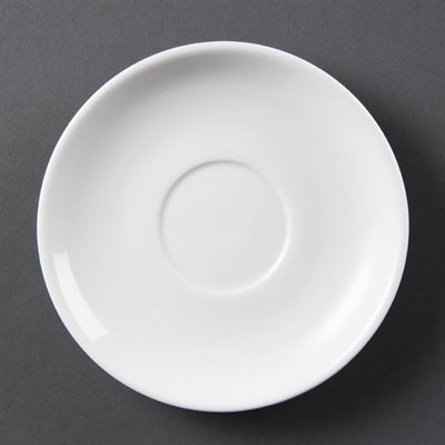 Olympia Whiteware Stacking Saucers 150mm (12 Pack) - CB468