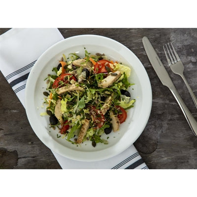 Olympia Whiteware Narrow Rimmed Plates 250mm (12 Pack) - CB490