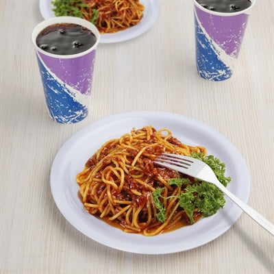 Olympia Kristallon Melamine Narrow Rimmed Plates 229mm (12 Pack) - CB671